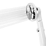 💦【Diseño de Presurización de Múltiples Orificios】: shower es un nuevo tipo de cabezal de ducha diseñado por que se adapta a la artesanía del cuerpo humano. El choque de suspensión de agua de alta intensidad puede aliviar el dolor muscular.El nuevo diseño de microaspersores hace que la salida de agua sea más pequeña y más densa, aumenta la velocidad del flujo de agua y la presión del agua y ahorra agua hasta en un 30%.