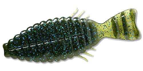 deps ワーム ブルフラット 3インチ #11 ウォーターメロン ブルーフレーク