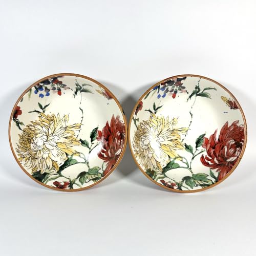 Image of SNS Guldaudi Canvas Ceramic Serving Bowl Set of 2 | Salad, Curry & Snack Bowls