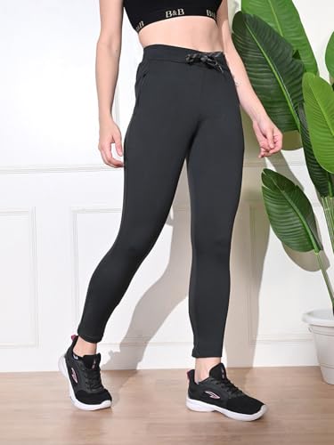 Image of FITINC Premium Trackpant with Zippers Pockets for Women - Best for Gym, Yoga, Workout and Casual Wear
