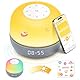 Mewaii Weißes Rausch-Soundmaschine für Schlaf – Baby-Soundmaschine mit kostenloser App, 360 RGB Licht, Sonnenaufgang-Wachmodus, Schlafsoother für Erwachsene & Kinder, Baby-Essentials für Neugeborene