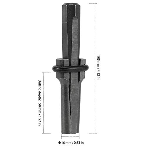 Image of 14 PCS Wedge and Feather Shims, 5 /8 Inch Heavy Duty Rock Splitting Wedges, Plug Shim and Wedge, Stone Splitting Tools for Rock, Granite, Marble, Concrete
