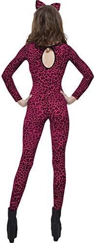 Leopard Print Pink Bodysuit