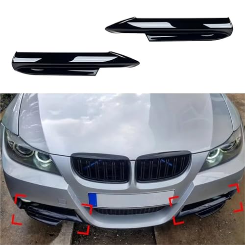 Protégez votre pare-chocs BMW E90 E91 M-Tech avec ce spoiler avant aspect carbone