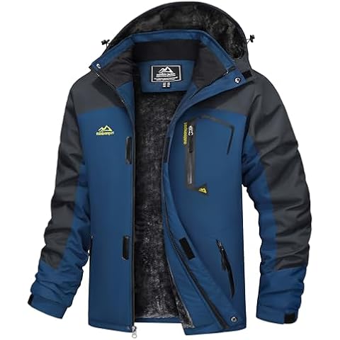TACVASEN Waterproof Fleece Winter Jacket Cover