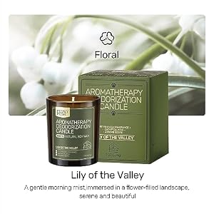 Pet Odor Eliminator Candle, Lily of The Valley Fragrance, Natural Soy Candle with Catnip Essential Oil, Non-Toxic, Pet Friendly & Pet Safe, Pet Lover Gifts, 60-Hour Burn Time, 7 oz Pet Odor Eliminator Candle, Lily of The Valley Fragrance, Natural Soy Candle with Catnip Essential Oil, Non-Toxic, Pet Friendly & Pet Safe, Pet Lover Gifts, 60-Hour Burn Time, 7 oz