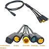 Electric Bike Connector 1T4 Extend Cable 120Cm 8Pin Connect E-bike Throttle/Brake/Display/Controller Motor For Bafang Middrive Motors M225 M325 M625 G341 G321 S307 C101 1T4