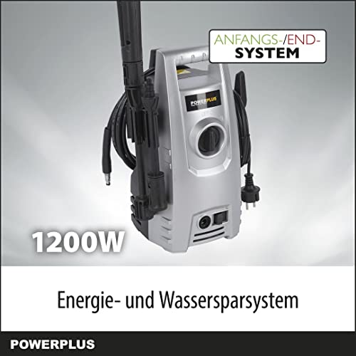Powerplus POWXG90400 Powxg90400-Hidrolimpiadora 1200W, 1200 W, Nero, Grigio - 3