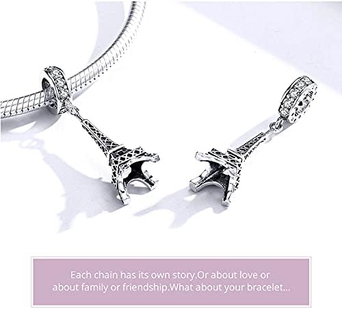 Landmark Series Charm Sterling Silver Travel Charms Dangle for Pandora Bracelet - Image 5