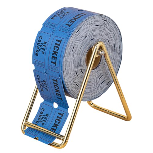Billets de Tombola en Papier Bleu et Or pour Grand Carnaval