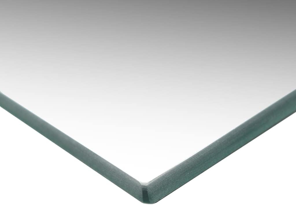 vidaXL Mirror Tiles 7 Pcs, Mirror Sheets, Wall Mirror, Bathroom Mirror for Hallway Living Room Bedroom Dressing Room, Modern, Glass Square