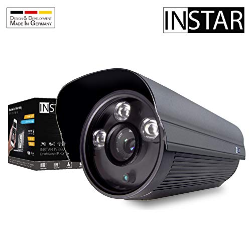 Preisvergleich Produktbild INSTAR IN-5907HD (PoE) schwarz - PoE Überwachungskamera - IP Kamera - wetterfeste Außenkamera - Aussen - Alarm - Eingang - Ausgang - Bewegungserkennung - Nachtsicht - 802.3af - RTSP - ONVIF