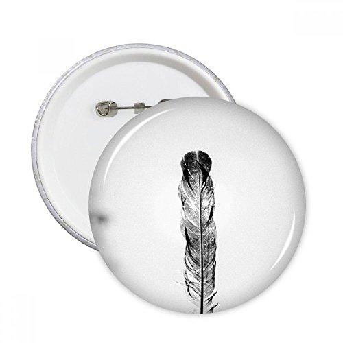 Pins badge rond plumes sauvages pour raviver instantanément un vêtement triste ou uni