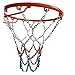 PAMINGONO 1pc Tricolor Basketball Net All-Weather Mesh for Courts Easy to Use Fits Standard for Schools and Public Playgrounds