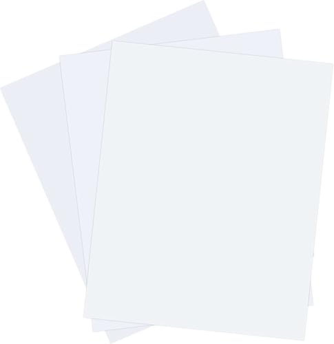 Custom Shop Plantillas de aerógrafo de 8 x 10 pulgadas (paquete de 3 hojas)  Haz y corta tus propios diseños de plantilla, plantillas gruesas