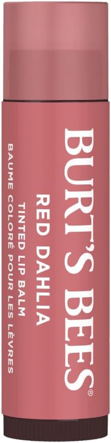 Tinted Lip Balm Red Dahlia, Moisturising Lip Tint With Shea Butter, 100% Natural Origin, 4.25g