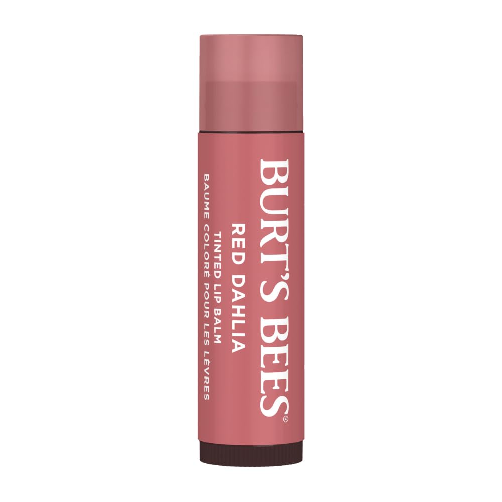 Burt's Bees Tinted Lip Balm, Red Dahlia, 0.15 Ounce
