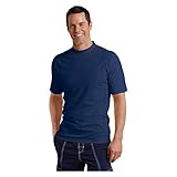 Men's Surf Short Sleeve Rash Guard - UPF 50+ Sun Protection - Tulum in Navy