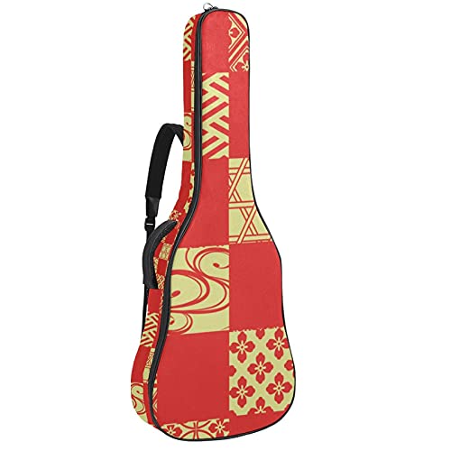 Housse guitare classique et acoustique imperméable au design japonais raffiné