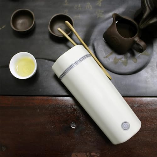 Tetera eléctrica portátil ZJchao en acero inoxidable miniatura 3