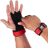 Mava Sports Leather Hand Grips with Wrist Support - Pull Ups Gloves Great for Cross Training, WOD, Deadlifts, Workout, Kettlebell, Muscle Ups, Weightlifting & Calisthenics - NO Calluses -Men & Women