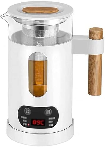 Miniatura 1 de HBJWOV - Hervidor eléctrico multifunción de viaje, olla de conserva, tetera hervida de vidrio, botella de agua caliente, hervidor caliente