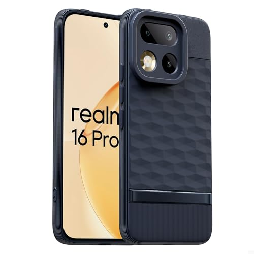 Image of Shockproof Case Compatible with Realme 16 Pro Plus 5G | Full Camera Protection | TPU Flexible Back Cover for Realme 16 Pro Plus 5G (Steel Blue)