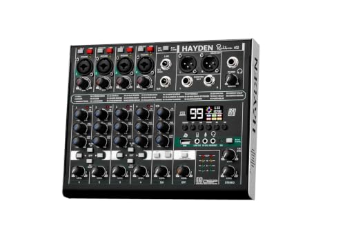 Image of Hayden Richtone OTG Mixer | Professional USB Audio Interface & DJ Mixer for Mobile, PC, Studio Recording, Streaming, Karaoke, Live Sound | Portable OTG Mixing Console with Clear Sound (6 Ch OTG)