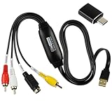 Ampia compatibilità AV & S-Video: questa scheda di acquisizione video supporta ingressi S-Video (Y/C) e CVBS (RCA), con uscita USB. Compatibile con videoregistratori VHS, Mini VHS, lettori DVD e set-top box TV. Rilevamento automatico del segnale per un facile utilizzo con diversi dispositivi analogici.