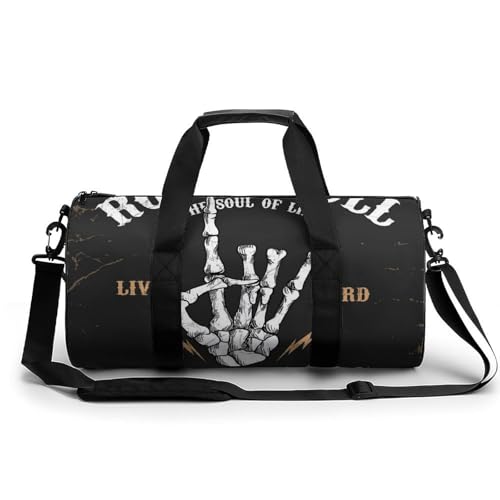 Sac de sport sac de voyage rétro rocher anti-déchirure lavable pour vêtements humides