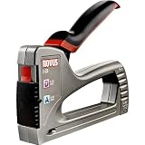 Novus Graffatrice manuale J-25 - Spillatrice professionale piccola in metallo con sistema di caricamento dal basso, sblocco di sicurezza per graffe da 4-10 mm