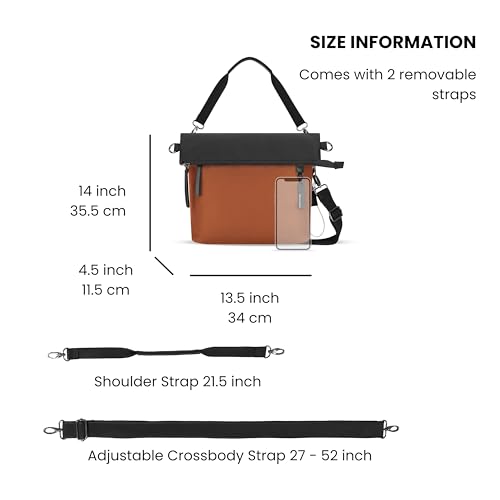 Image of Sherpani Vale, Anti Theft Versatile Crossbody Bag, Fashion Tote Bag, Travel Shoulder Bag, Designer Handbag for Women
