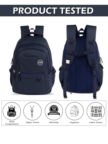 Image of Lavie Sport Eclipse Laptop Backpack | 36 Liters | Fits Upto 16 Inch | Laptop Compatiable | Rain Cover | Gift for Biys & Girls