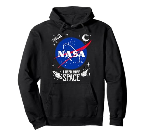 NASA Meatball Logo Classic I Need More Space Pullover Hoodie