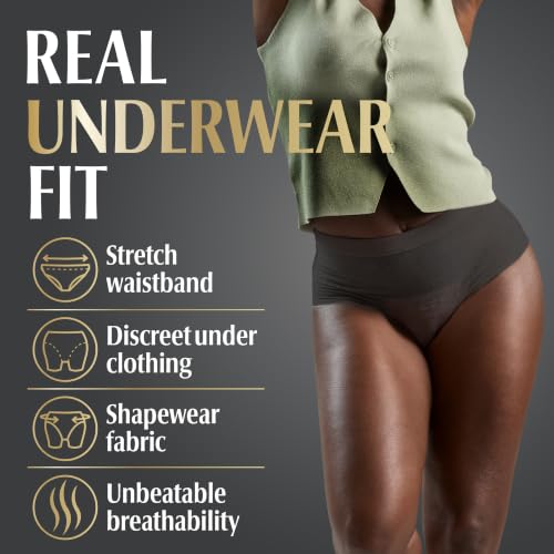 Depend Silhouette Incontinence Underwear for Women, Medium, 56 Count - image 8