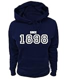  Artdiktat Damen Hoodie - Since 1898 Größe S, Navy