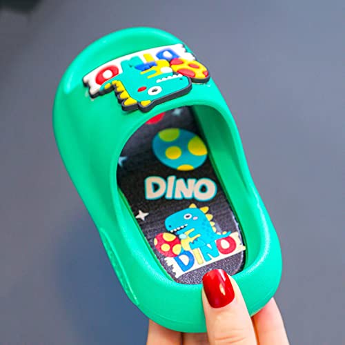 Boys Girls Toddler Slippers Little Kid Cloud Slides Sandals Thick Sole Shoes Shower (Mint Green, 11.5 Little Child)4