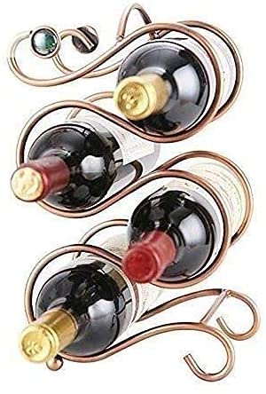 Soporte para botellas de vino 18x15x31 cm hierro miniatura 1