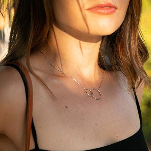 Dear Ava Infinity Necklace For Women - Modern Jewelry Pendant Love Gifting Idea for Her with Heartfelt Card - Birthday Gift for Sister in law Silver - Image 5