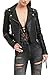 Produktbild trueprodigy Casual Damen Marken Lederjacke Echt Leder Damenjacke Cool Stylisch Vintage Sportlich Und Slim Fit Jacke Für Frauen, Farben:Schwarz Used, Größe:S