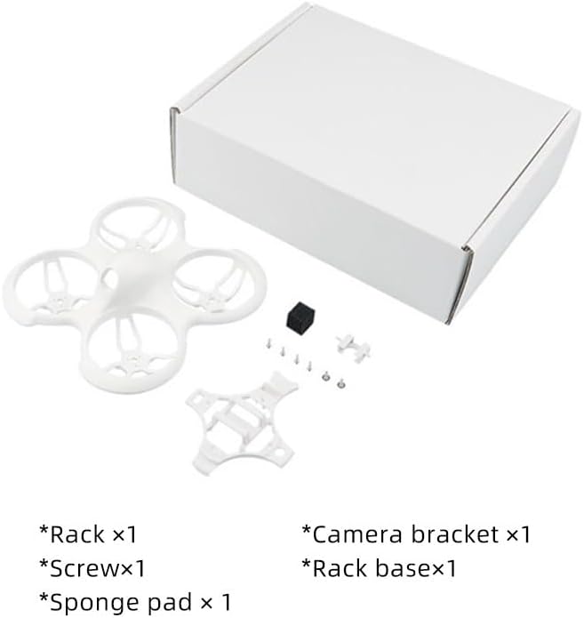 Miniatura 7 de BETAFPV Cetus Pro - Marco de repuesto para dron PA12 sin escobillas, material para Cetus Pro Quadcopter FPV Kit Drone Parts (Color  2 piezas)