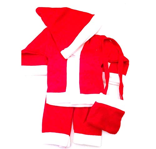 Toyshine Velvet Santa Claus Costume Christmas Dress For Kids Size 0 (0-6 Months),Red (B08137HQGS) Amazon Price History, Amazon Price Tracker
