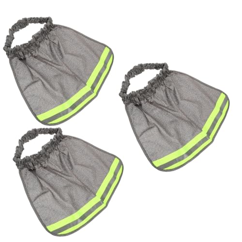 Hemobllo 3pcs Parasole Traspirante Per Caschi Da Costruzione Con Protezione Collo Uv Adatto Per Lavoratori Edili E Lavori All'aperto Design Mesh Per La Ventilazione E
