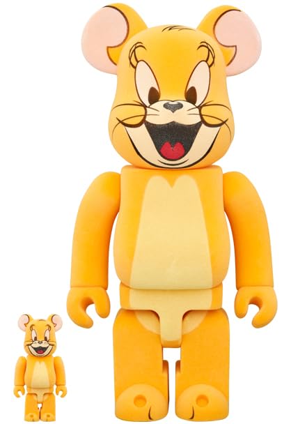 Amazon.co.jp: BE@RBRICK JERRY（Classic Color） FLOCKY Ver