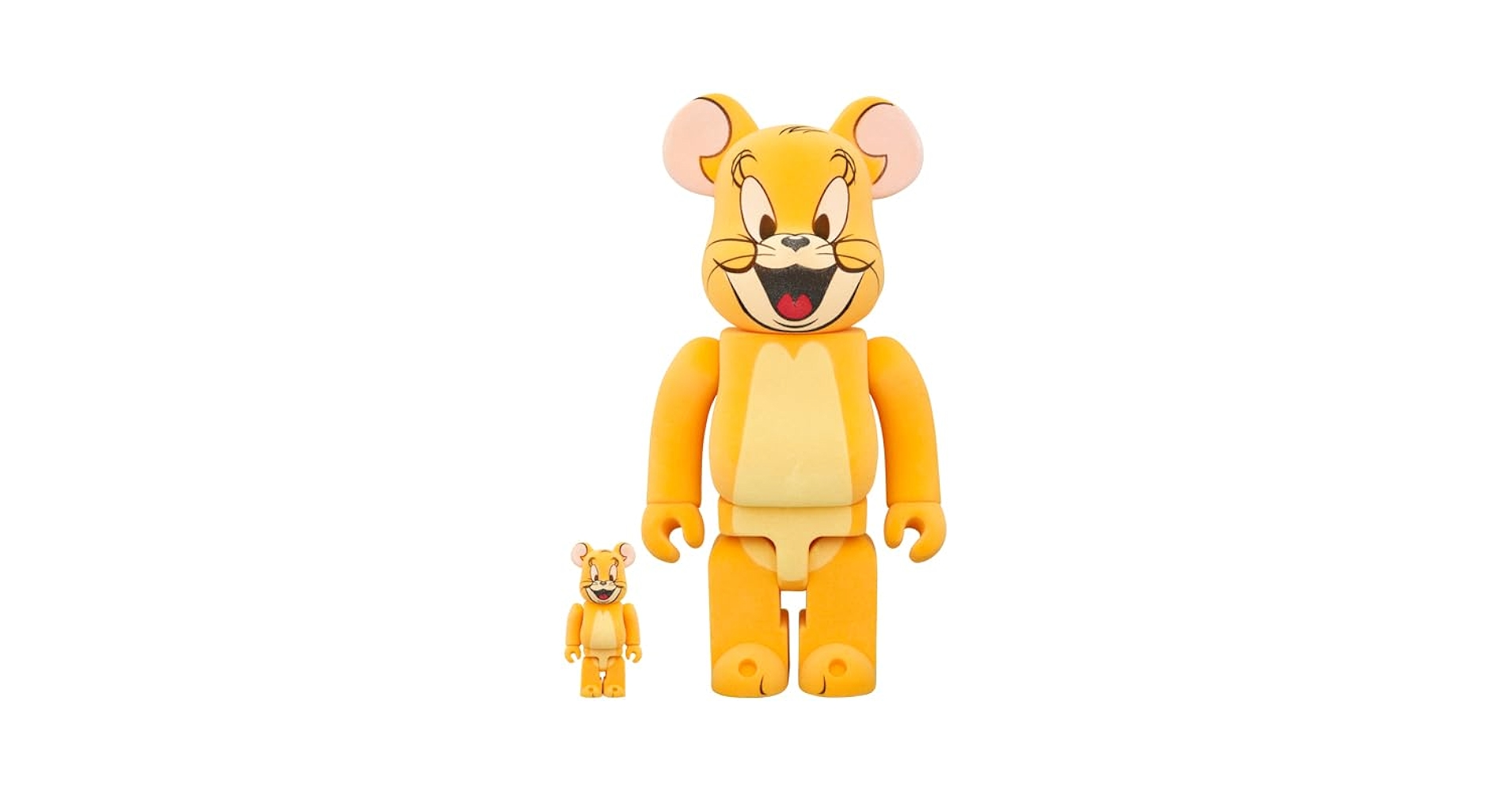 【美品】ベアブリックトムとジェリー JERRY FLOCKY Ver.1000% Amazon.co.jp: BE@RBRICK JERRY（Classic Color） FLOCKY Ver
