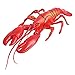 NUOBESTY Aragosta Artificiale Realistico Plastica Vita di Mare Figure di Frutti di Mare Giocattoli Modello Realistico per Esposizione Mercato Puntelli Foto Giocattolo per Bambini 20 X 8 Pollici