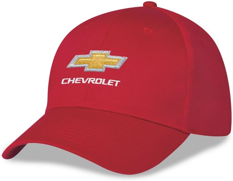 Chevrolet Bowtie Logo Twill Hat - Officially Licensed Adjustable Chevy Cap