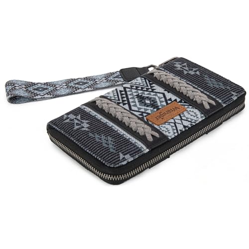 Image of X Wrangler Wristlet Western Wallet Boho Aztec Credit Card Holder for Women