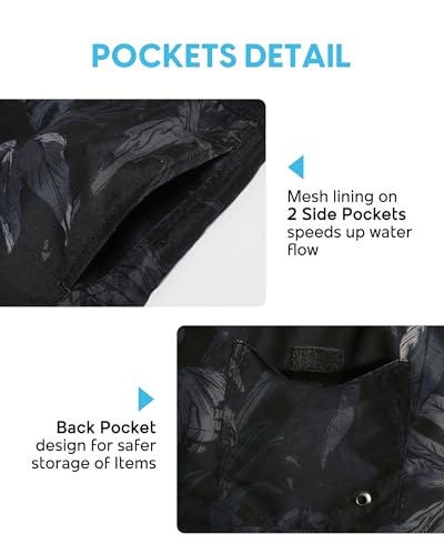 Mens Swim Trunks 5 Inch Swimming Shorts with Mesh Lining Quick Dry Bathing Suits for Men Swimwear3