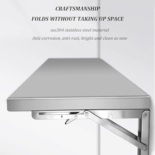 Table pliante murale pour petits espaces et buanderies encombrées
